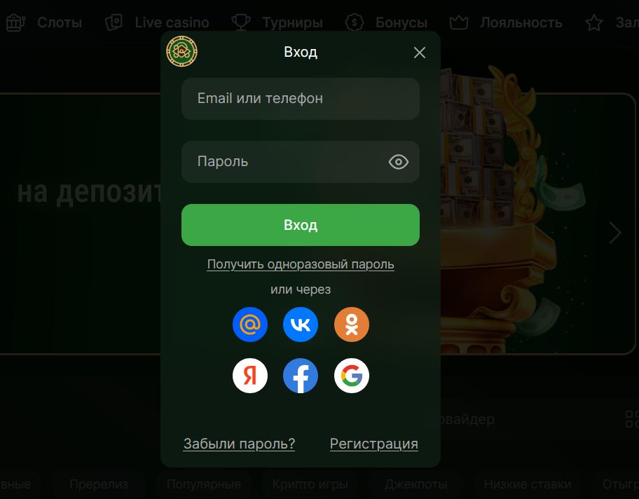Вход в личный кабинет Вход в личный кабинет